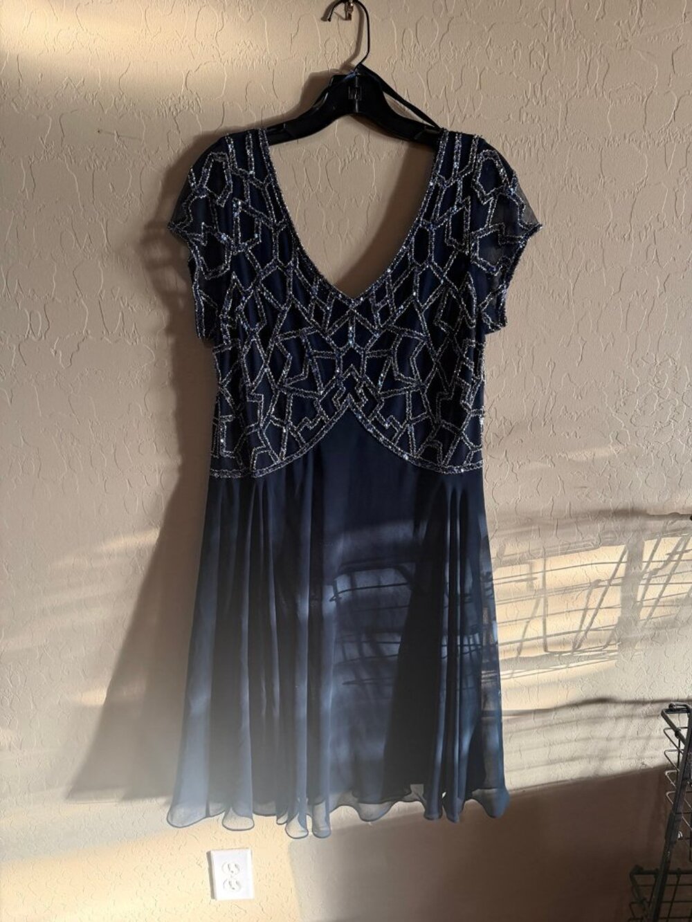 Navy blue formal dress